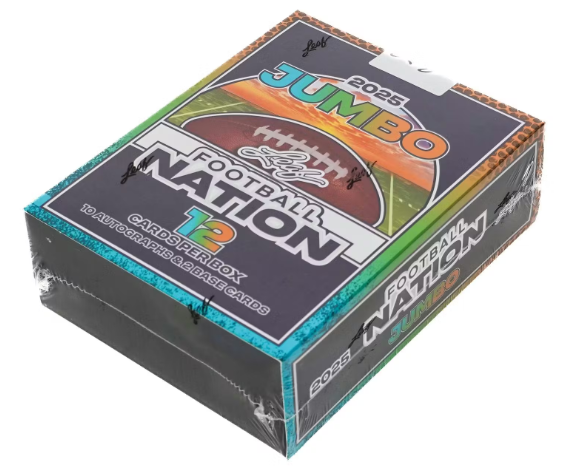 2025 Leaf Football Nation Jumbo Box