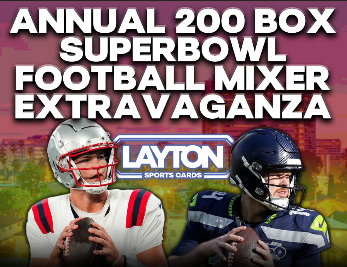 The Layton Sports Cards Annual 200 Box Superbowl Football Mixer ...