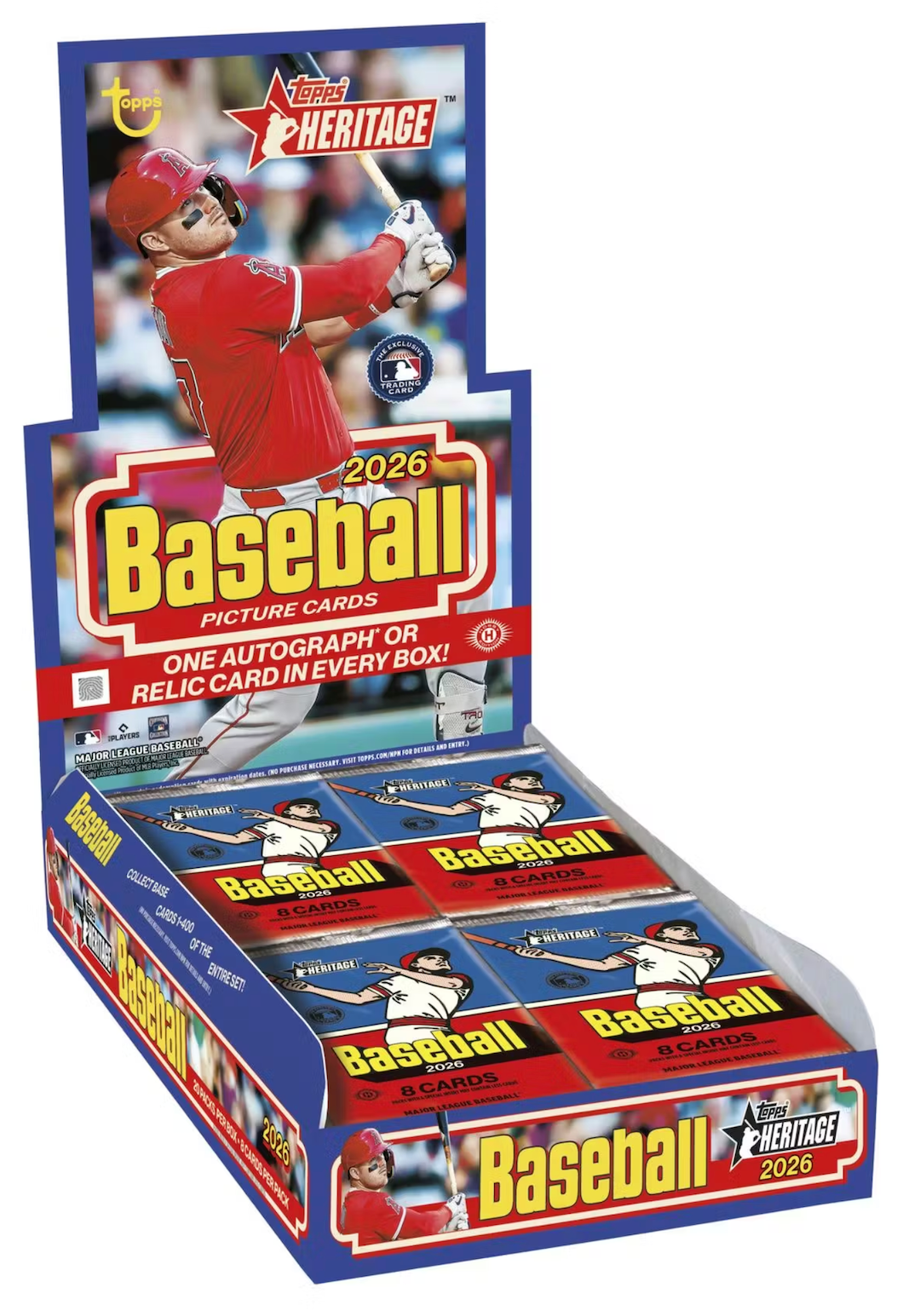 ON THE FLY - 2026 Topps Heritage Baseball Hobby 4 Box Break #4 - RANDOM ...