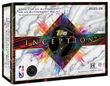 Load image into Gallery viewer, 2026 NATIONAL BREAK - 5x Case Break - 2025/26 Topps Inception Basketball Hobby #1 - PICK YOUR PLAYER
