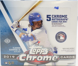 2019 Topps Chrome Baseball Jumbo HTA Box