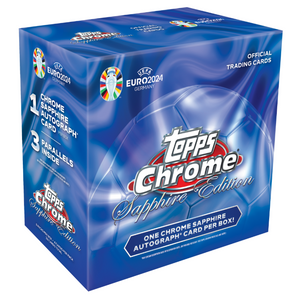 2023/24 Topps UEFA Euro Chrome Soccer Sapphire Edition Box