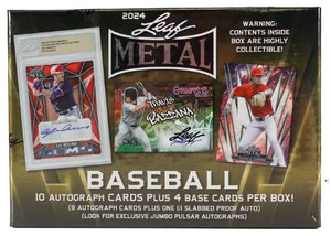 2024 Leaf Metal Baseball Jumbo 8 Box Case  Break #4 - RANDOM TEAMS