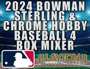 2024 Bowman Sterling & Chrome Hobby Baseball 4 Box Mixer #2 - RANDOM TEAMS