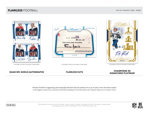 2023 Panini Flawless Football Hobby 2 Box Case Break #13 - RANDOM TEAMS