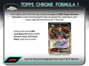 2024 Topps Chrome Formula One F1 Hobby & Qualifying Lap (Lite) 8 Box Mixer #2 - PICK YOUR DRIVER