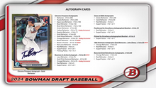 Load image into Gallery viewer, 2024 Bowman Draft Baseball Jumbo 8 Box Case Break #9 - PICK YOUR TEAM
