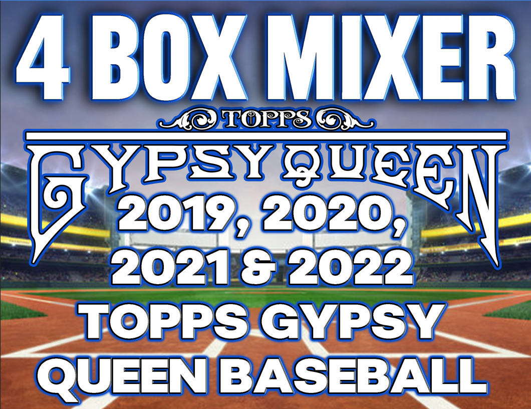2019, 2020, 2021 & 2022 Topps Gypsy Queen Baseball Hobby 4 Box