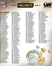 Load image into Gallery viewer, 2026 Fanatics Under Wraps Autographed NFL Replica Helmets Volume I - 5 Box Break #2 - PICK YOUR TEAM
