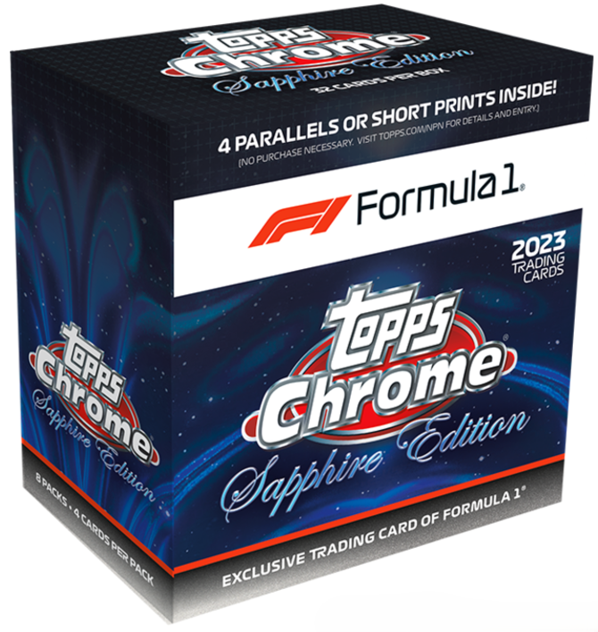 2023 Topps Chrome Formula 1 Racing Sapphire Edition Box