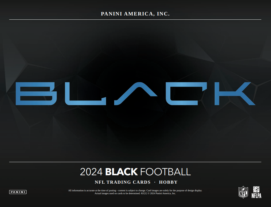 2024 Panini Black Football Hobby 12 Box Full Case Break #1 - RANDOM DIVISIONS