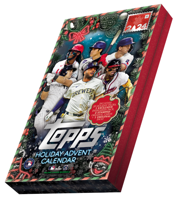 2024 Topps Baseball Holiday Advent Calendar Box