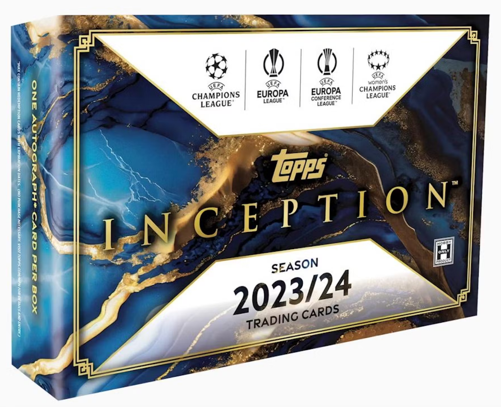 2023/24 Topps UEFA Club Competitions Inception Soccer Hobby Box