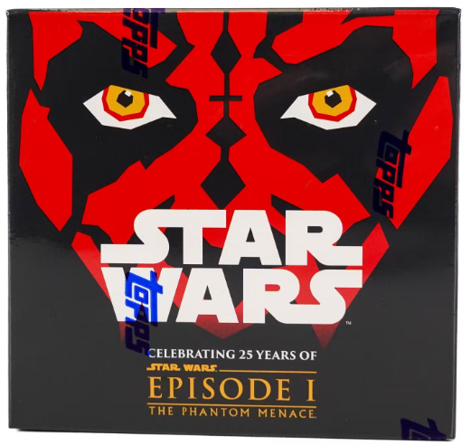 2024 Topps Star Wars The Phantom Menace Chrome Sapphire Edition Box