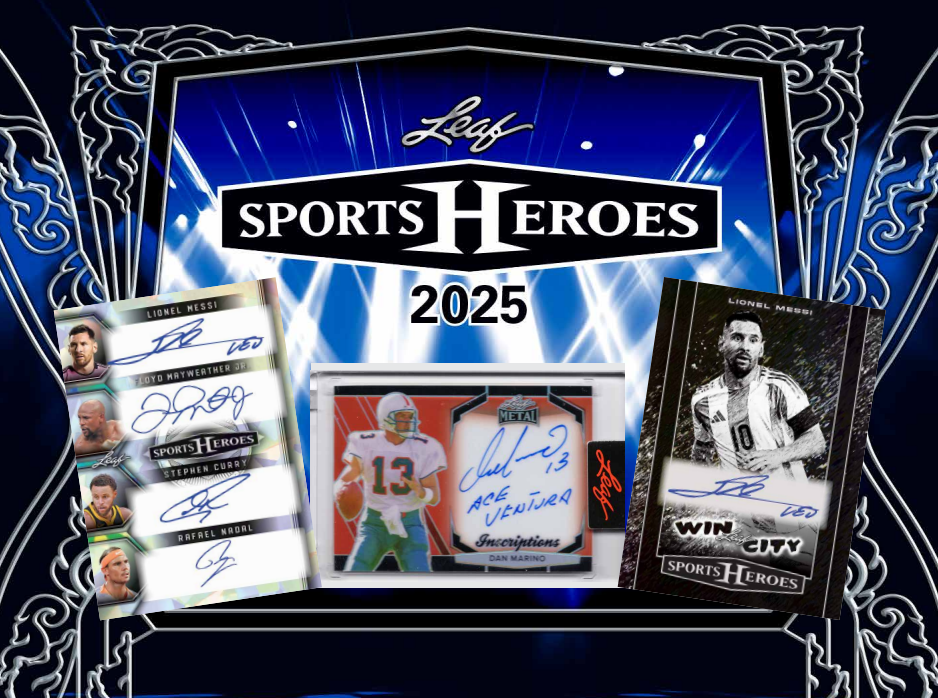 2025 Leaf Metal Sports Heroes Hobby Box