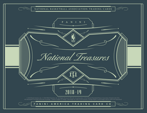 2018/19 Panini National Treasures Basketball Hobby Box