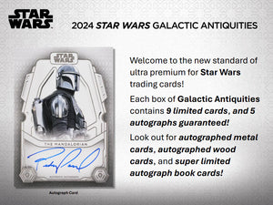 2024 Topps Star Wars Galactic Antiquities Hobby Case