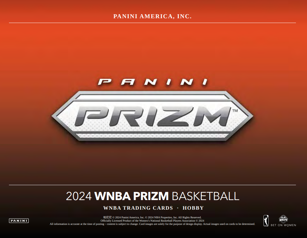 2024 Panini Prizm WNBA Basketball Hobby Box