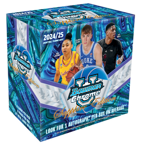 2024/25 Bowman University Chrome Basketball Sapphire 5 Box Break #6 - PICK YOUR TEAM