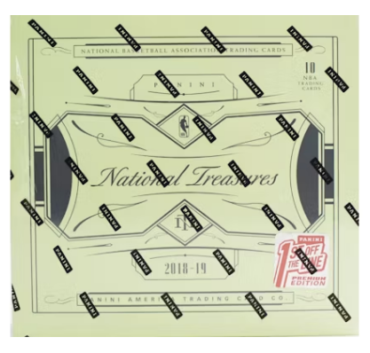 2018/19 Panini National Treasures Basketball 1st Off The Line FOTL Hobby Box