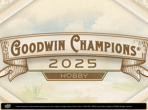 2025 Upper Deck Goodwin Champions Hobby 4 Box Break #9 - RANDOM LETTER STYLE