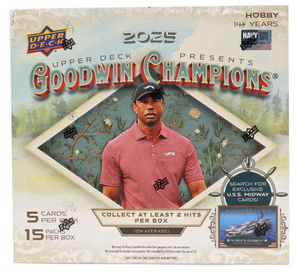2025 Upper Deck Goodwin Champions Hobby 4 Box Break #9 - RANDOM LETTER STYLE
