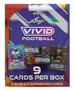 2025 Leaf Vivid Football Hobby Box