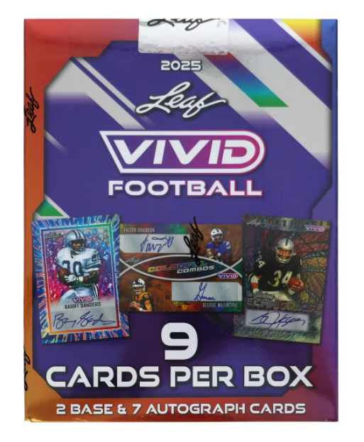 2025 Leaf Vivid Football Hobby Box