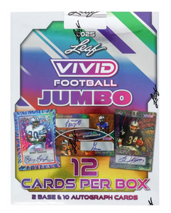 2025 Leaf Vivid Football Jumbo Box