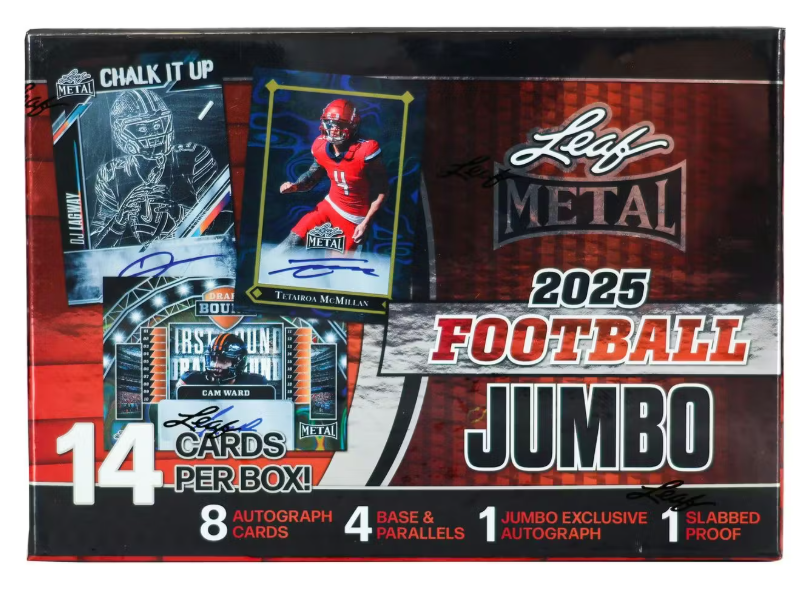 2025 Leaf Metal Football Jumbo Box (BLACK FRIDAY SPECIAL!)