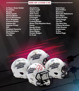 2025 Fanatics Under Wraps WWE Signed Mini Helmet Box 10 Box Case Break #3 - RANDOM WRESTLER STYLE