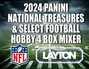 2024 Panini National Treasures & Select Football Hobby 4 Box Mixer #1 - RANDOM TEAMS