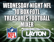 Wednesday Night NFL 10 Box FOTL Treasures Football Mixer - RANDOM TEAMS