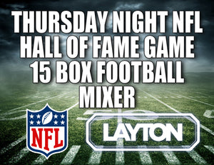 Thursday Night NFL Hall of Fame Game 15 Box Football Mixer - RANDOM TEAMS