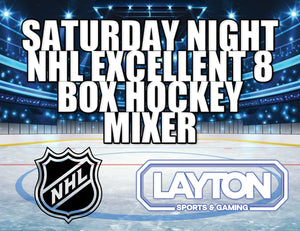 Saturday Night NHL Excellent 8 Box Hockey Mixer #3 - RANDOM TEAMS