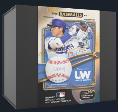 【新品未開封】2026 UNDER WRAPS MLB BASEBALLS 2026 Fanatics Under Wraps MLB Baseballs Vol. I - 12 Box Case Break