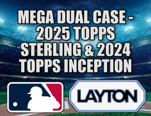Mega Dual Case MLB - 2025 Topps Sterling & 2024 Topps Inception #2 - RANDOM TEAMS