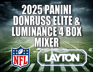 2025 Panini Donruss Elite & Luminance Football Hobby 4 Box Mixer #2 - RANDOM TEAMS