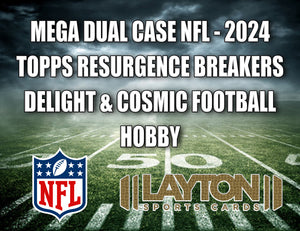 Mega Dual Case NFL - 2024 Topps Resurgence Breakers Delight & Cosmic Football Hobby #1 - RANDOM TEAMS