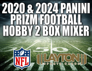 2020 & 2024 Panini Prizm Football Hobby 2 Box Mixer #3 - RANDOM TEAMS