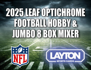 2025 Leaf Optichrome Football Hobby & Jumbo 8 Box Mixer #1 - RANDOM DIVISIONS