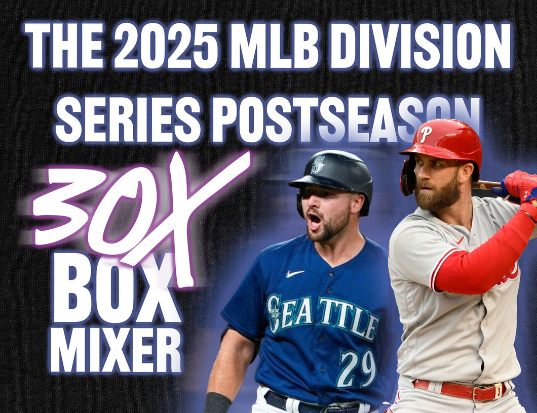 The 2025 MLB Division Series Postseason 30 Box Baseball Mixer - RANDOM TEAMS
