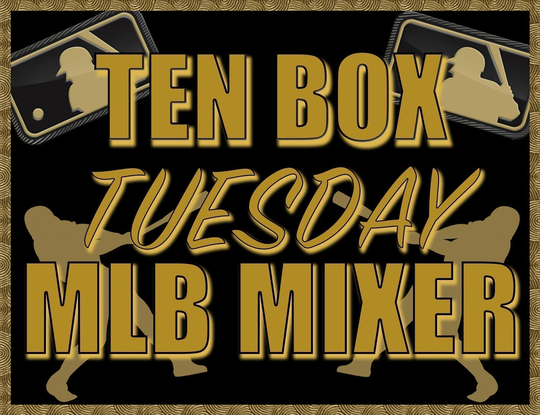 Ten Box Tuesdays 10 Box Gilded Sapphire Baseball Mixer #246 - RANDOM TEAMS